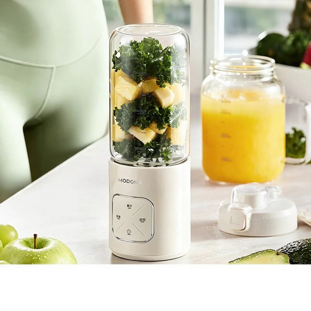 Cawan Pengisar Tanpa Wayar Mudah Alih untuk Jus dan Smoothie