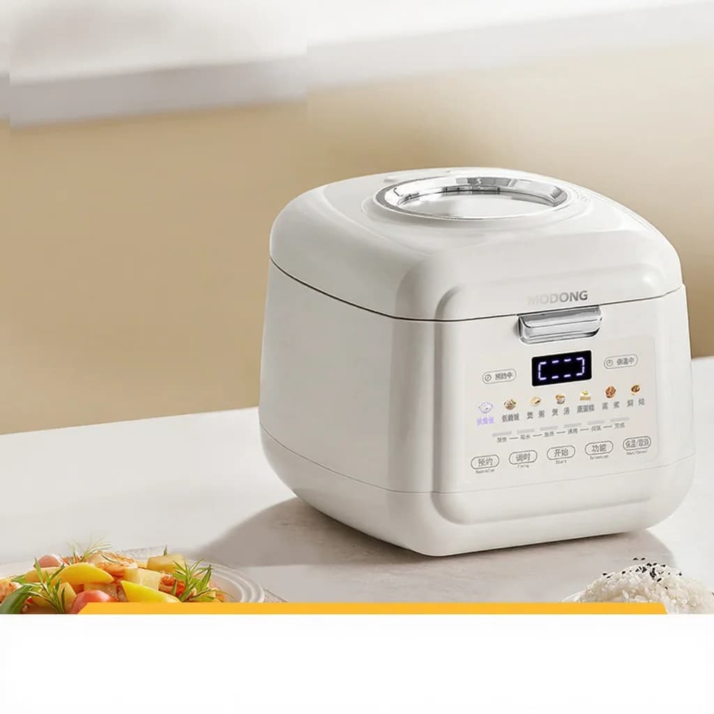 Periuk Nasi Elektrik 2L Dengan Masakan Rendah Gula dan Kekal Suam