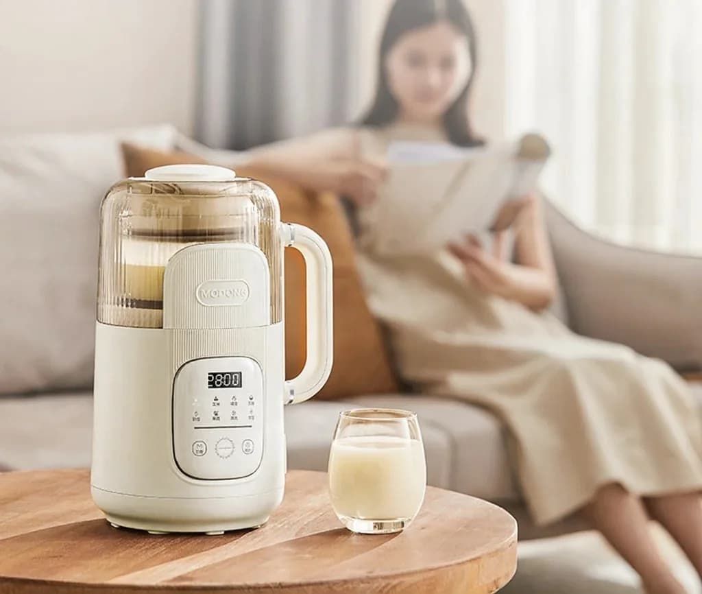 Pengisar Elektrik Berkelajuan Tinggi dengan Fungsi Memanaskan dan Pembuat Susu Soya