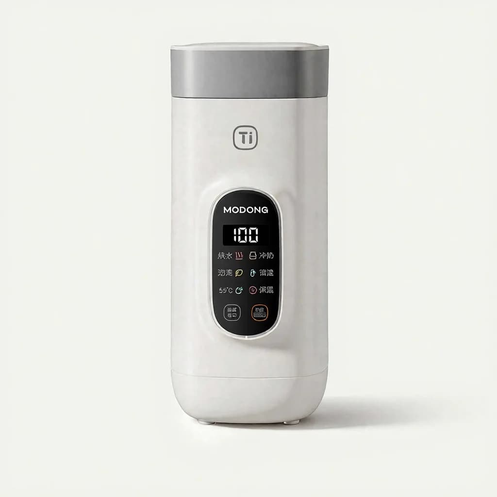 Cawan Pemanas Air Elektrik Perjalanan Titanium, 650ml, 220V