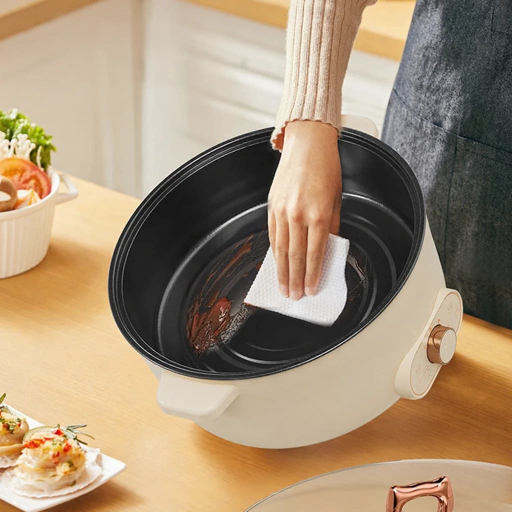 Periuk Memasak Elektrik Dengan Pengukus, 7L atau 8L, 220V