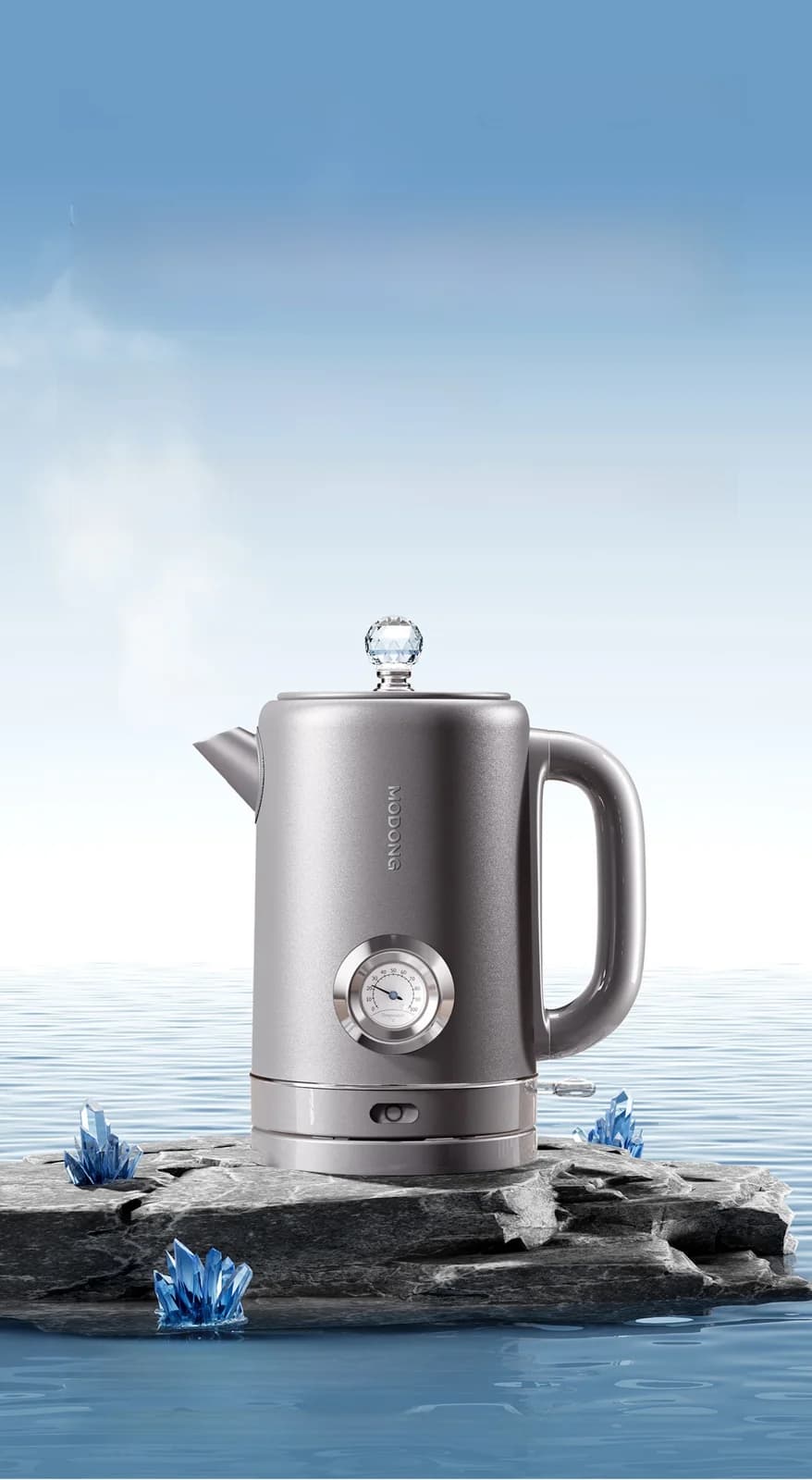 Cerek Elektrik Titanium Tulen Dengan Paparan Suhu 1.8L