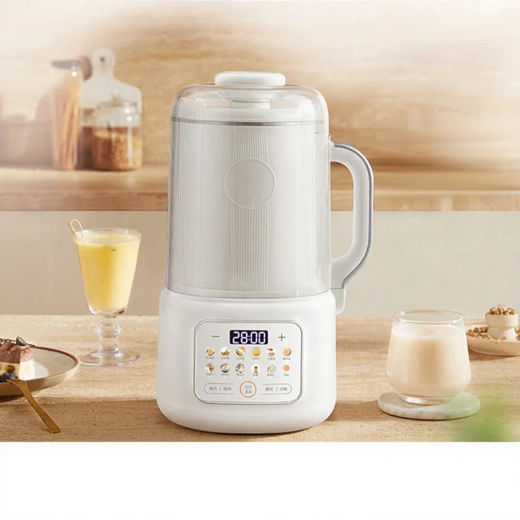 Pengisar Pemanas Pembuat Susu Soya dengan Pembersihan Sendiri 800W