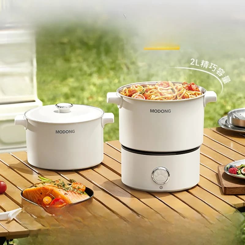 Periuk Memasak Elektrik Lipat Mudah Alih 110V-220V 550W/700W