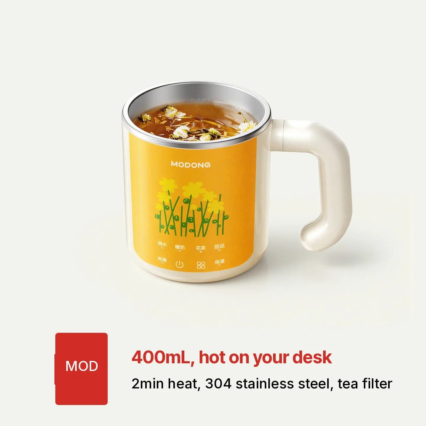 Cawan Rebus Elektrik Mudah Alih untuk Bubur, 300W, <1L