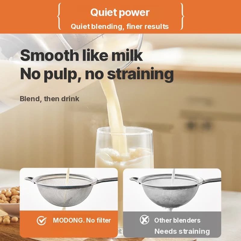 Pengisar Elektrik Berkelajuan Tinggi dengan Fungsi Memanaskan dan Pembuat Susu Soya
