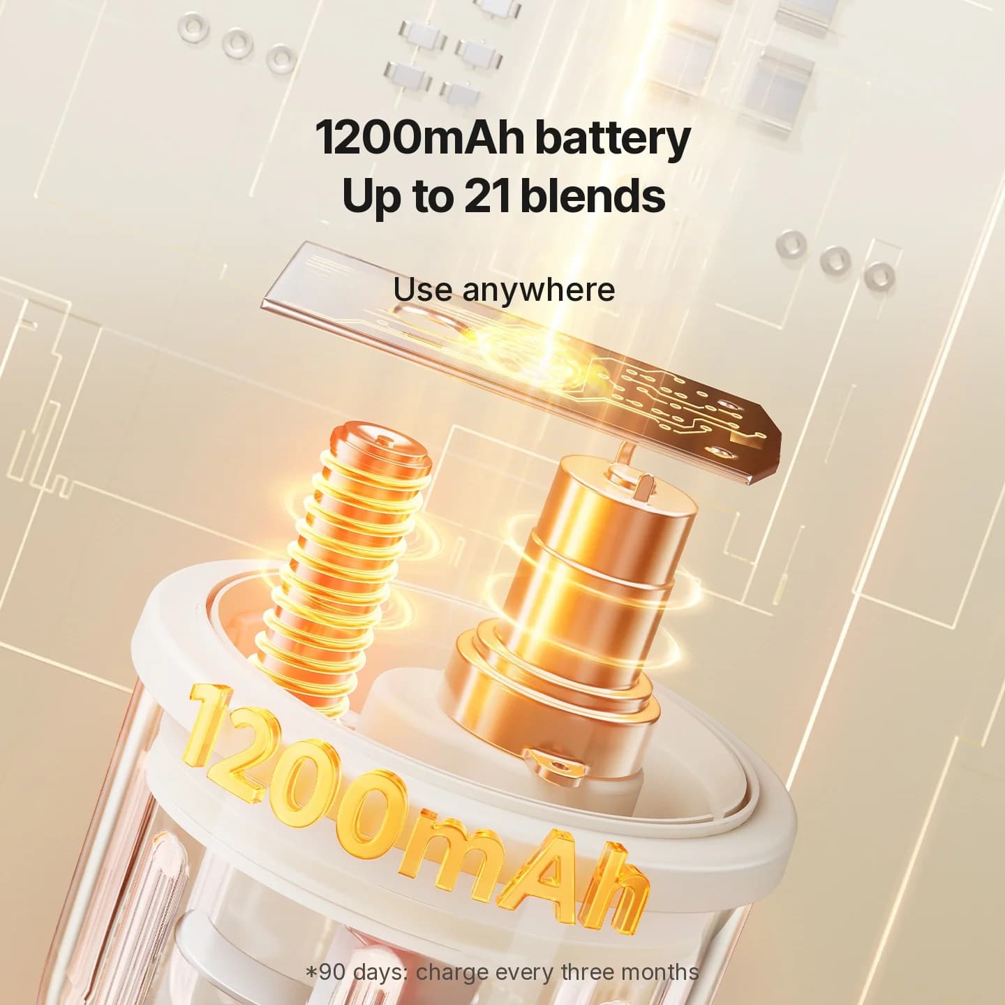 Pengisar Bawang Putih Elektrik Mini Pemproses Makanan 300ml 5V 45W