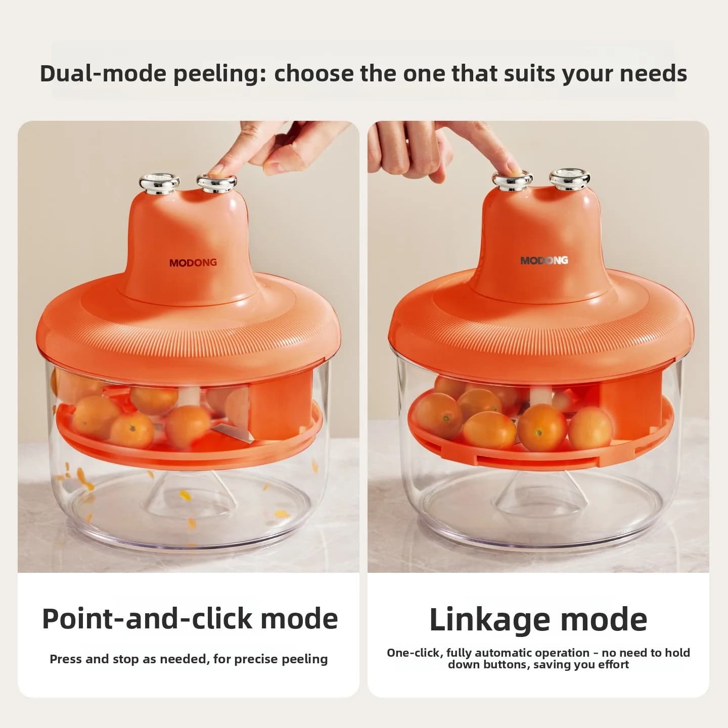Pengupas Buah Automatik dan Penanggal Kulit Bawang Putih