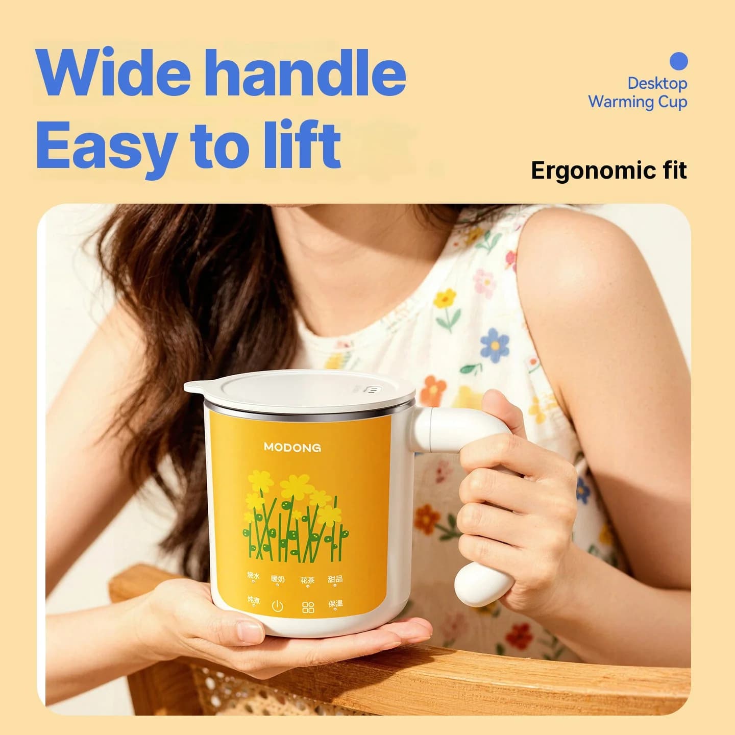 Cawan Rebus Elektrik Mudah Alih untuk Bubur, 300W, <1L
