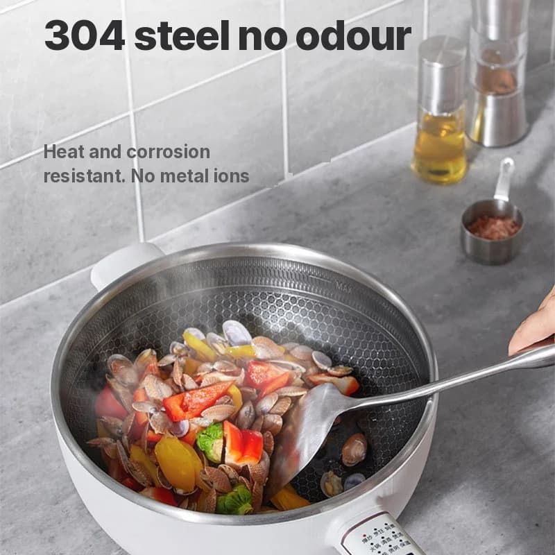 Periuk Memasak Elektrik Keluli Tahan Karat 6L Kawalan Sentuh 220V