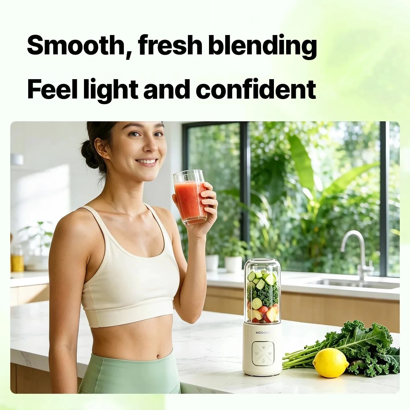 Cawan Pengisar Wayarles Mudah Alih untuk Jus dan Smoothie