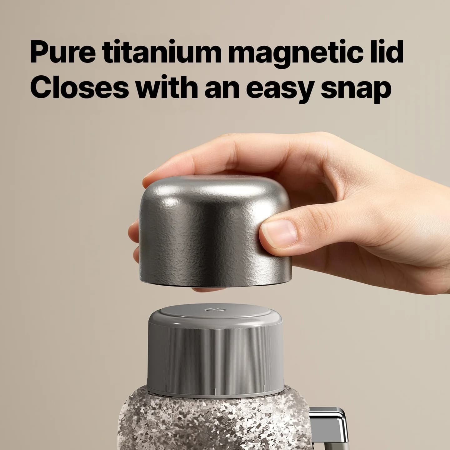 Cawan Pemanas Elektrik Titanium Tulen dengan Penebat 1200ml
