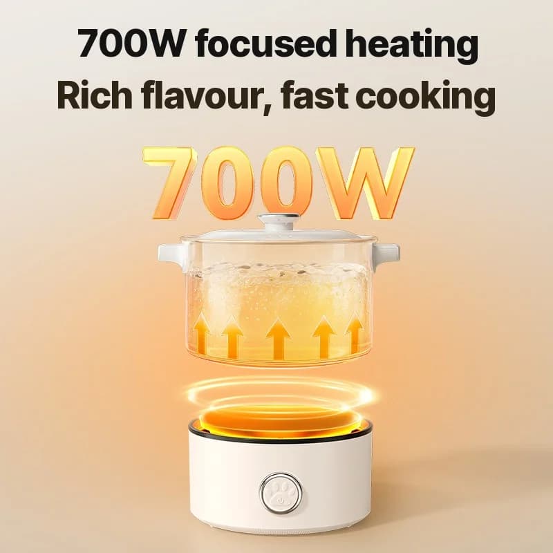 Periuk Memasak Elektrik Lipat Mudah Alih 110V-220V 550W/700W