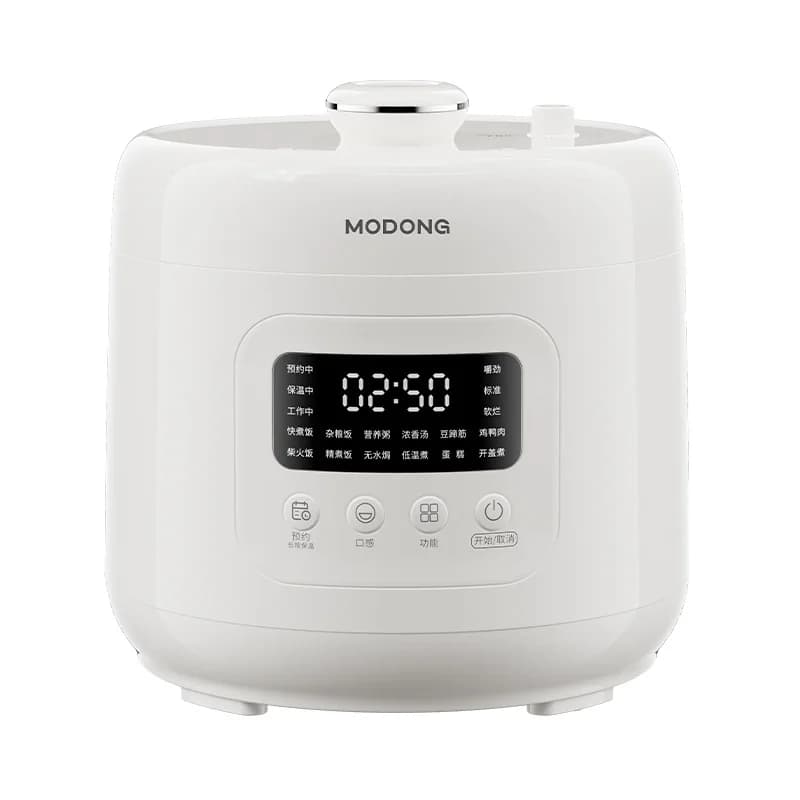 Periuk Tekanan Elektrik 4L dengan Pelapik Seramik, 800W, Pemasa 17-24H