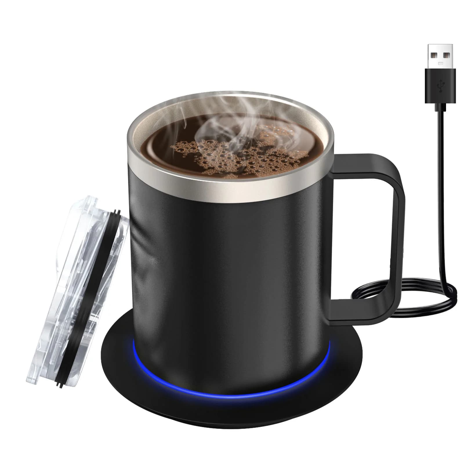Cawan Kopi Dipanaskan USB 12oz