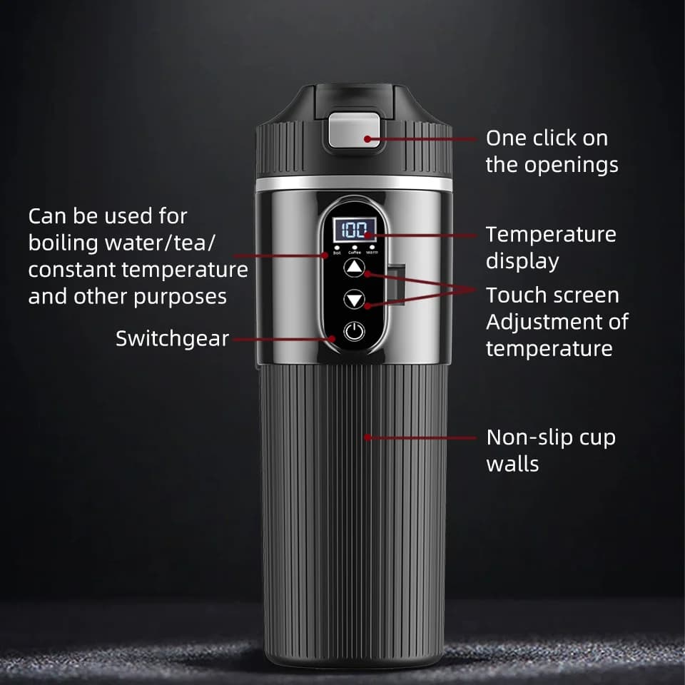 Cawan Pemanas Elektrik 500ml 12V/24V
