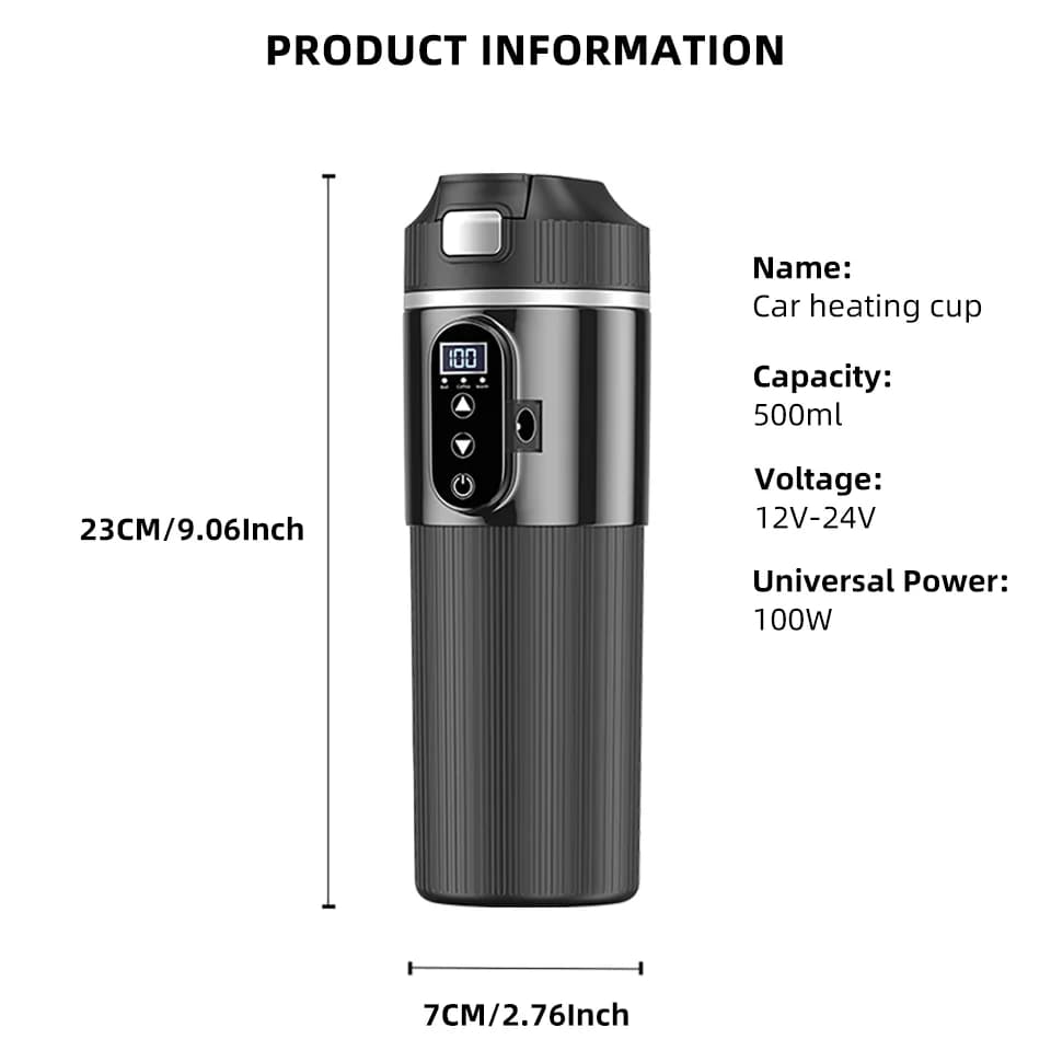 Cawan Pemanas Elektrik 500ml 12V/24V