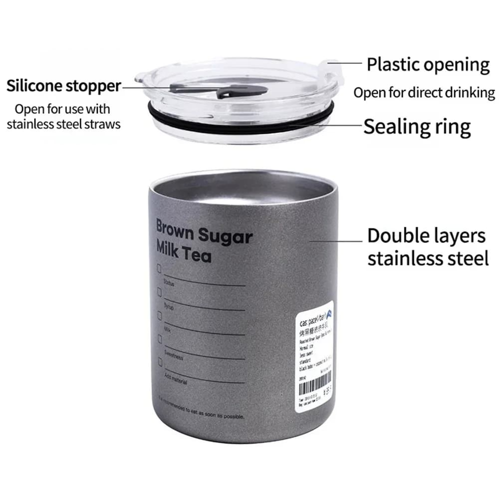 Cawan Termos Straw 600ml